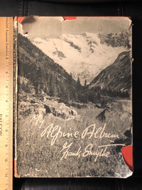  My alpine album, 1947 vintage hardcover book by Frank Smythe