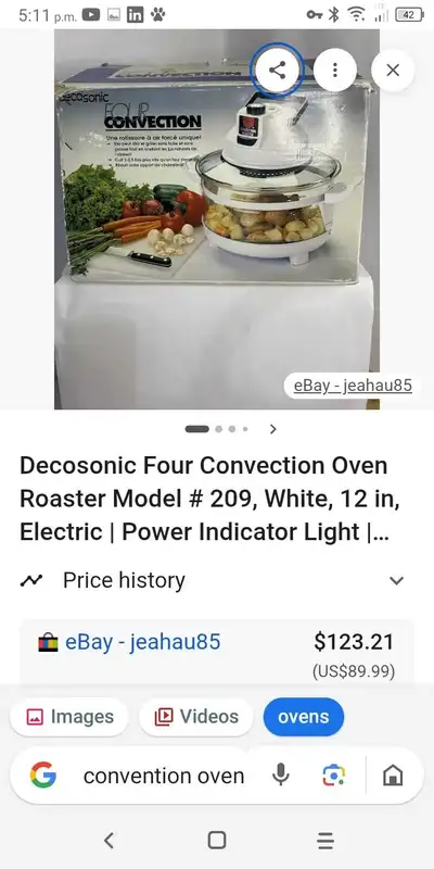Deco sonic Four Convection Oven Roaster, View more