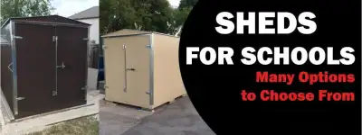 SCHOOL SHEDS ON SALE. SECURE PARKS & SPORTS FIELD STORAGE UNITS., View more