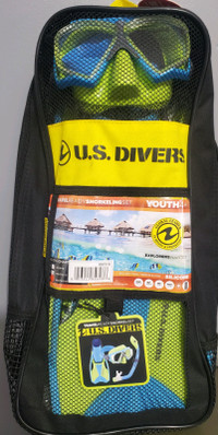 U.S. Divers snorkel set 