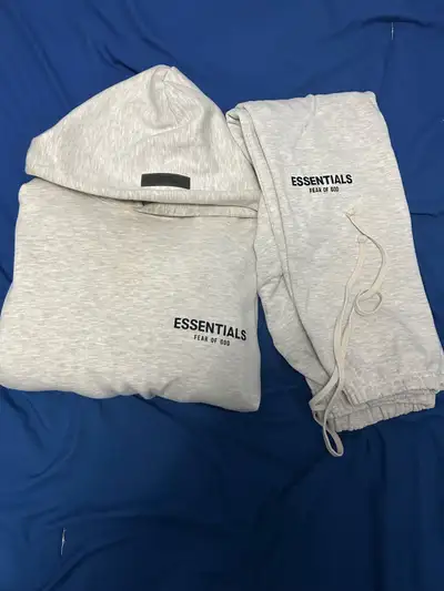 Light Oatmeal Essentials Tracksuit (check description), View more