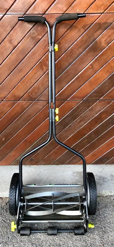 Earthwise manual lawn mower, View more