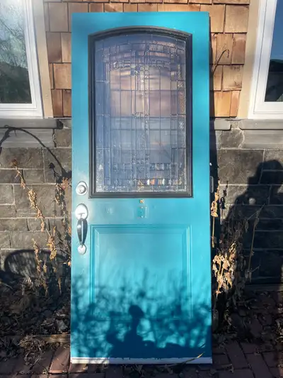 Steel foam core exterior door, View more