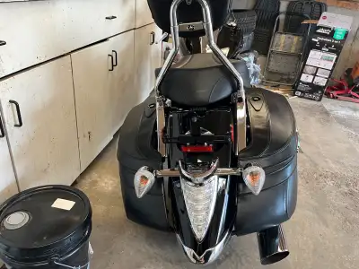 Mint low km 16k Stratoliner. Bike is equipped with aftermarket exhaust and very comfortable Corbin s...