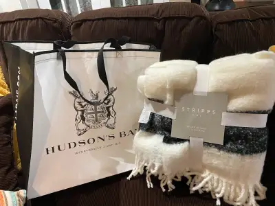 The infamous ‘Hudson’s Bay’ striped throw, View more