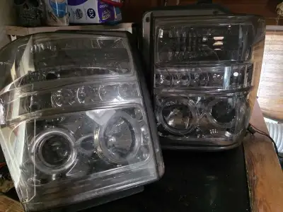 F250 to F450 SMOKED HEADLIGHTS, View more