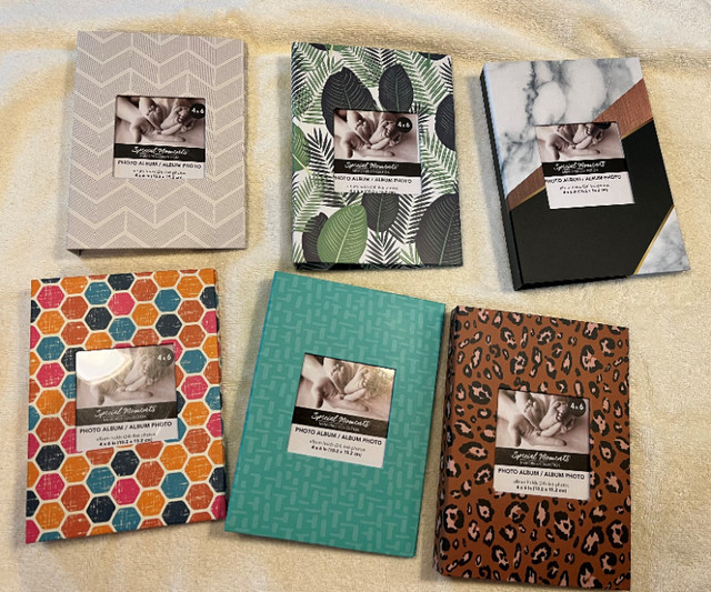 Photo Albums for 4x6 photos $0.25 each (album: 4 7/8 x 6 5/8) in Other in Strathcona County