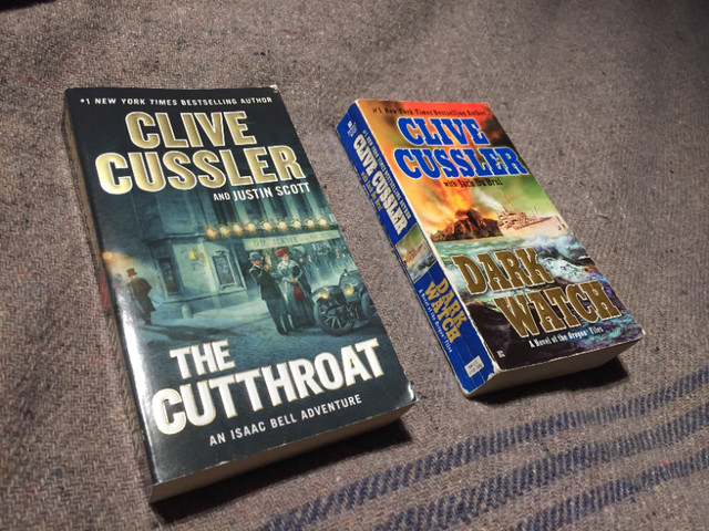 Clive Cussler Paperbacks...2 for $5 in Fiction in Edmonton