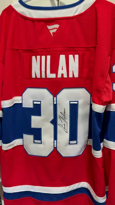 Chris Nilan Signed Montreal Canadiens Jersey, View more