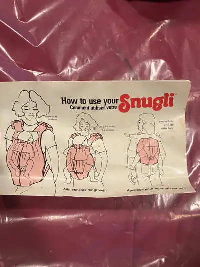 Snugli front infant and baby carrier, View more