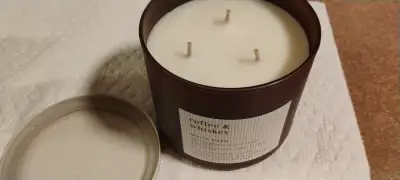 Brand New Coffee and Whiskey White Barn Candle, View more