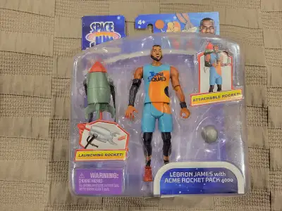 $10 Space Jam Ballers Fig Pack - Lebron With Acme Rocket Pack, View more
