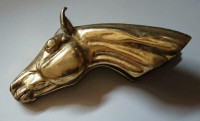 Vintage Brass Horse Head Clip 1949 Virginia Metalcrafters