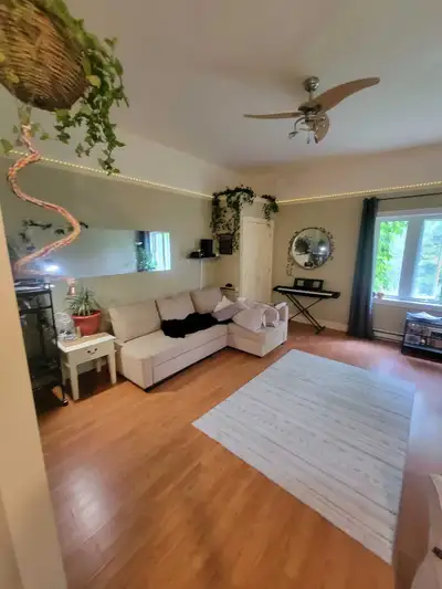 Petit loft lumineux, grandeur d'un 21/2 situé dans Ville-Marie. Un petit havre de paix, idéal pour u...