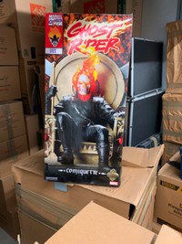 GHOST RIDER- Ghost Rider on Throne Comiquette Statue