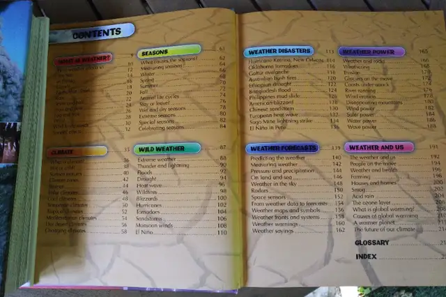 Children’s Weather Encyclopedia – Book in Children & Young Adult in Markham / York Region - Image 4