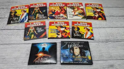 L. Ron Hubbard Sci-Fi Book LOT + CD Audio Book Sets / 10 Total, View more