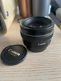 Canon 85mm f1.8, Canon 50mm f1.4 lens
