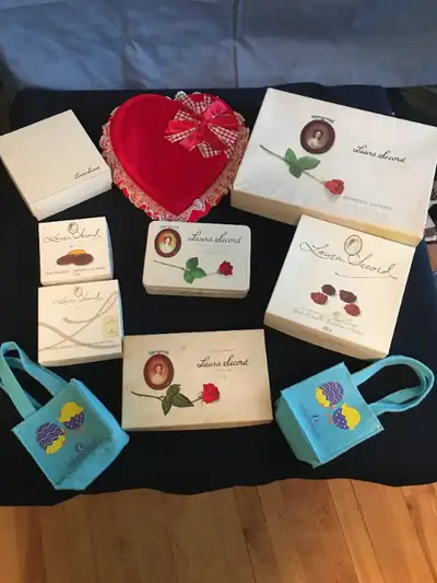 Laura Secord collectible boxes-10pcs, View more