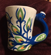 Peacock mug brand new great Christmas gift 