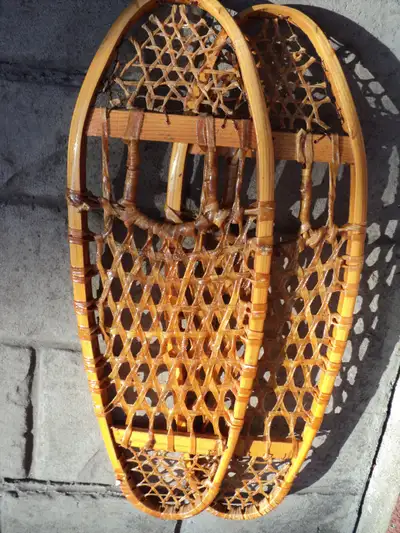 Vintage Black Eagle Snowshoes, View more