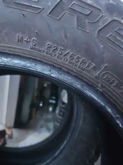 Pair of Cooper winter tires thread is 90% 4037971904