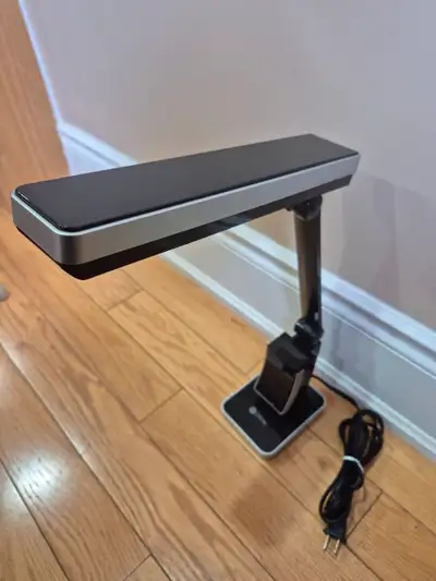 OttLite 13W Slimline Adjustable Desk Lamp; Table, Bedroom; Black, View more