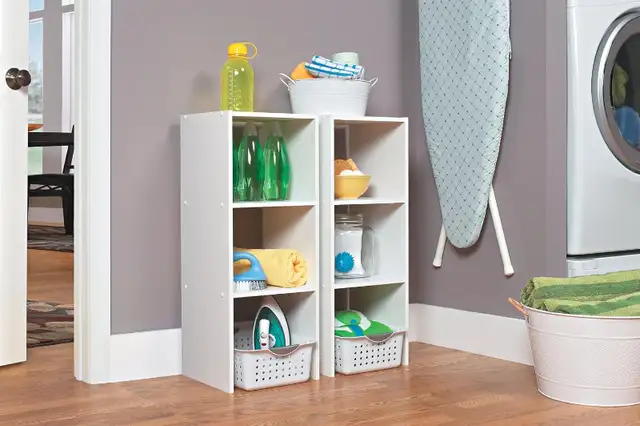 ClosetMaid 8953 Stackable 31-inch Vertical Organizer, White in Storage & Organization in Burnaby/New Westminster - Image 5