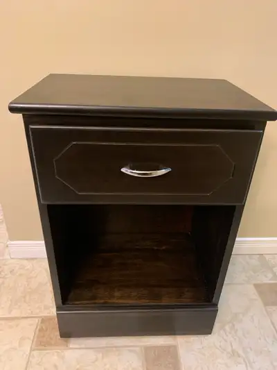Nightstand / end table / storage - solid wood, View more