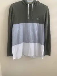 Lacoste sweater and shirt 