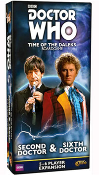 DOCTOR WHO TIME OF THE DALEKS EXPANSION DR'S 2 & 6 BOARD GAME