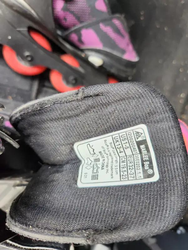 K2 Girl's Inline Skates Marlee BOA ABEC3 72mm in Skates & Blades in Ottawa - Image 3