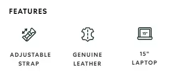 TARGUS LEATHER LAPTOP/SATCHEL BAG in Laptop Accessories in Markham / York Region - Image 7