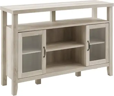 Walker Edison 52" Rustic Wood TV Stand - White Oak, View more