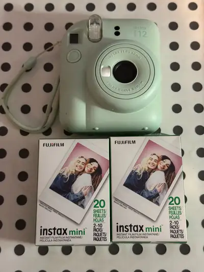 Fujifilm Instax Mini 12 Camera & Film Bundle, View more