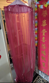 Bed Canopy Sheer Curtain - $25 (Yonge College)