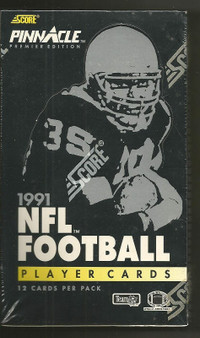 PINNACLE football .... 1991 Inaugural Edition .... Sealed Box