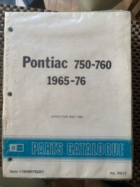 1965-76 Pontiac Full Size 750-760 Parts Catalog