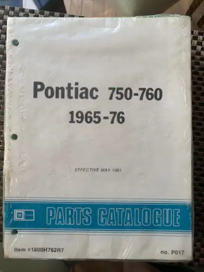 1965-76 Pontiac Full Size 750-760 Parts Catalog, View more