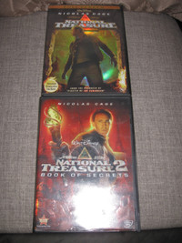 Disney National Treasure 1 2 DVD Movie~Nicholas Cage
