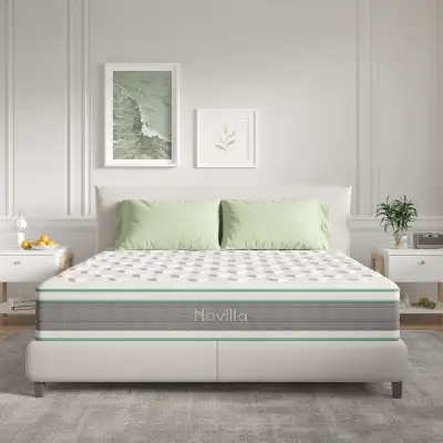 New Novilla Full Size Mattress, 10 Inch Hybrid Mattress , View more