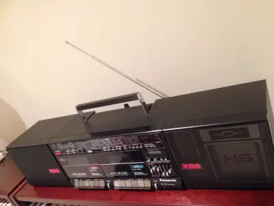 Vintage Panasonic RX-CW55L Dual Cassette Portable Stereo , View more