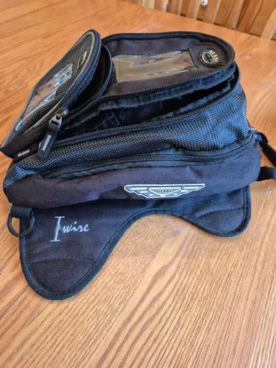 Gears I Wire Motorcycle Tank Bag. Four strong magnets secure it to the gas tank. Never used... spotl...