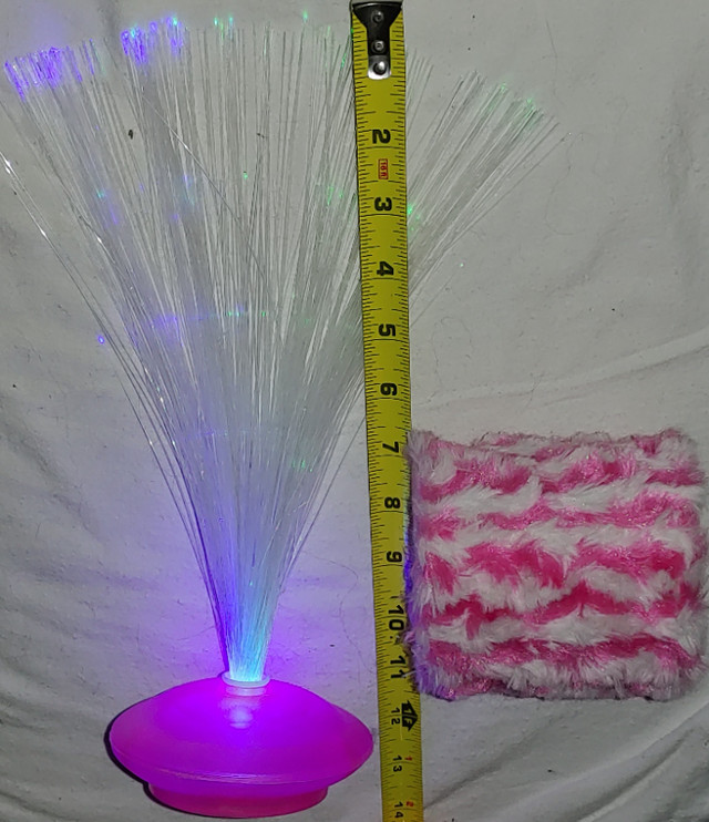 Pink Color Changing String Light & Fur Cup Holder in Other in London - Image 2