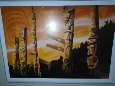 Print by William Helin Haida Sunset, Northwest Coast $25., View more