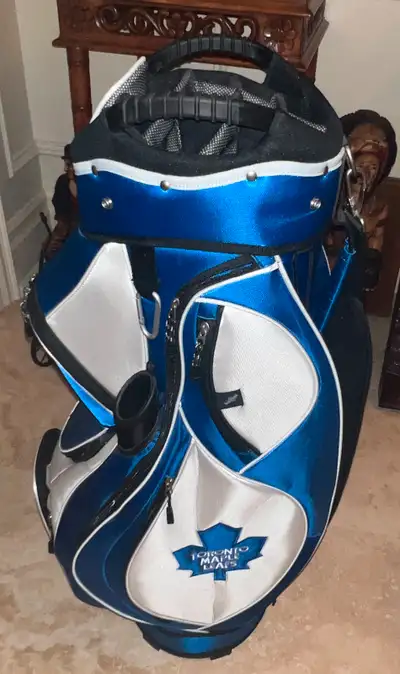 MORE GOLF!! 2 MAPLE LEAFS GOLF BAGS - CART STYLE NEW, View more