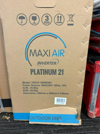Thermopompe Maxi Air platinium 21 18 000Btu 21SEER