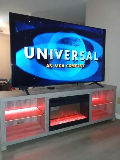 Beautiful Multi-Function TV Stand/Electric Fireplace, View more
