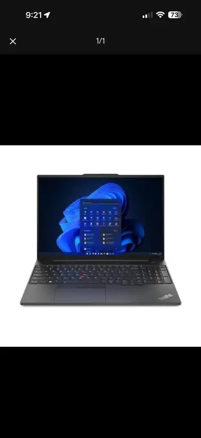 Lenovo thinkpad E16, View more