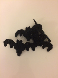 Halloween Bat Napkin Rings Gothic Decor - New, Handmade